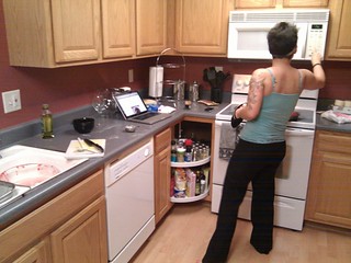 Wifey's baking up a storm tonight.