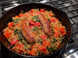 Made some sausages n stuff