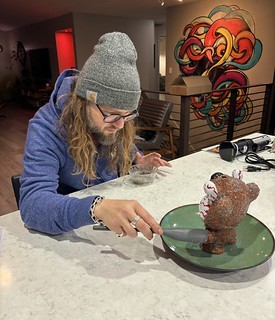 Art - Spreading chia seeds is trickier than I expected.