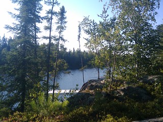 Sea Gull river outside Voyageur Outfitters.