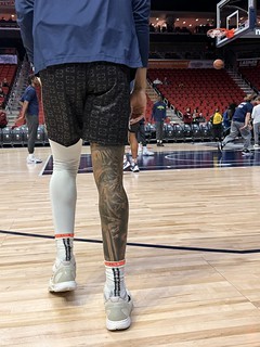 Tattoo - A swish and a whole leg of horror tattoos