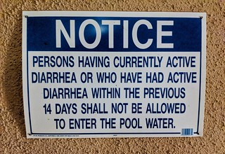 Guess I can't go swimming