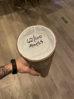 Art - New art. Never had a tube of art come numbered like this