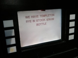 Advertising liquor at the pump