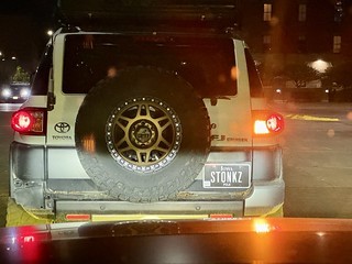 Danny’s license plate is ridic