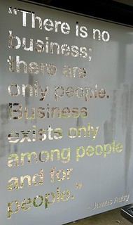 Art - There is no business; there are only people.