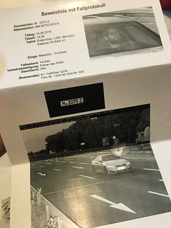 Cops - Germany followed through with the higher resolution speeding ticket photos I requested. What a ni...