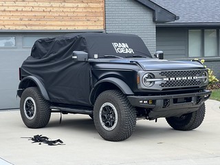 Dry fittin the new rain cover