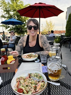 She was mad that I ordered the same thing that she was about to order