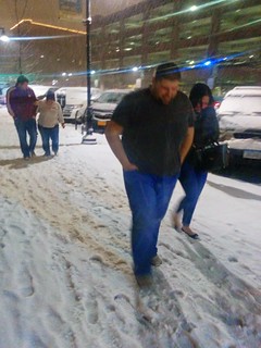 Snow - Walking to the bait shop