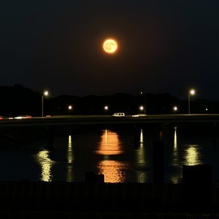 I wish I would’ve had my actual camera with me for this big boy moon