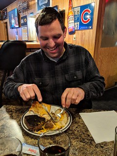 Chuck McGrane - Chuck spent more time talkin about what this steak was gonna taste like than actually eating the ...
