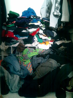 I really need to take care of this closet some time soon...