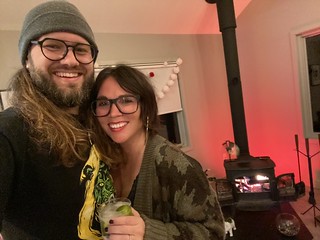 First fire of the season. Cozy.