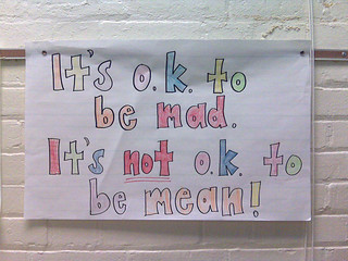 It's OK to be mad. It's not OK to be mean!