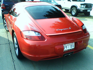 Jerry's new Porsche Cayman S