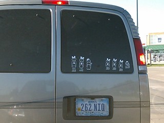 As if the family van stickers weren't bad enough...