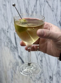 Drinks - An NA martini. And very tasty. What a world.