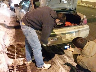 Chuck McGrane - Jeff tagged Josh's car