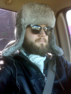 Dress Up - New hat, new glasses, new leather coat