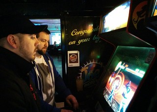 Coffey: I don't know how to throw lightning! Dick: down, toward, low punch! ... I think