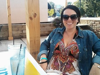 Patio hoppin with wifey