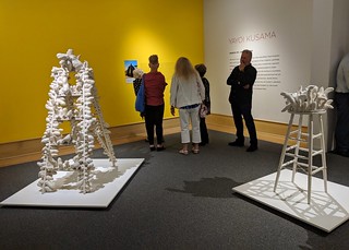 Art - Yayoi Kusama soft sculptures at the DM art center