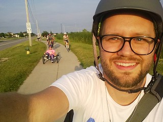 Biking - Biking around with some people that I like