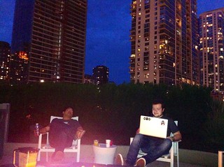 Ryan Resella - Chilling around the fire pit