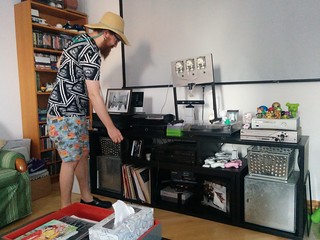 Harper Reed - Party robot needed a wired Ethernet connection. Jordan's entertainment center seemed like a safe ...