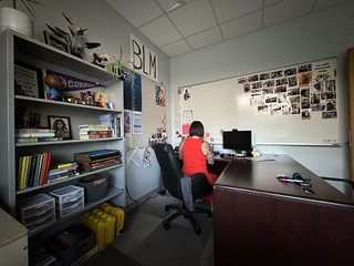 Waiting for Kari to finish up a quick task