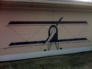 Airplane - Wingert's Airplane Garage Door
