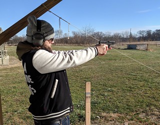 My first time shooting a real handgun. It was a lot of fun.
