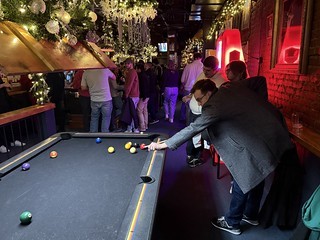 Billiards - Shooting pool with Conor.