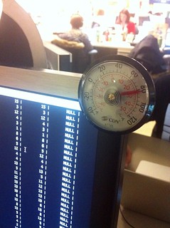 I got a thermometer for work