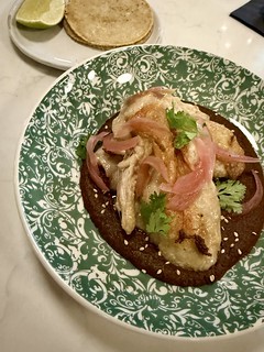 When the mole chicken tacos come with a confit chicken that you get to shred yourself