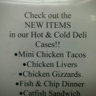 Look at this gas station food