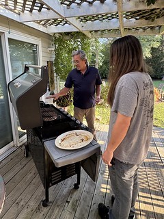 Ethan requested street tacos. Vicki and Mathew delivered.