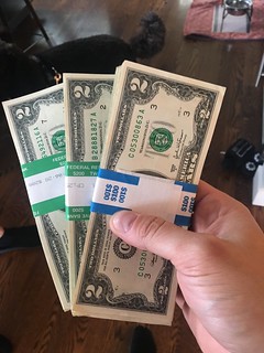 Countin stacks at Harper's place