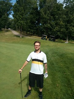 Found a pretty cool golf shirt for this tournament. 99 RHS golf team forever.