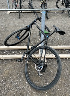 Bicycle - Love to come out and see my bike sitting like this.