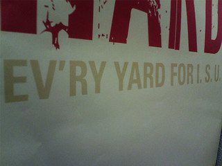 Ev'ry yard for ISU - no wonder minnis apostrophes ev'rything.