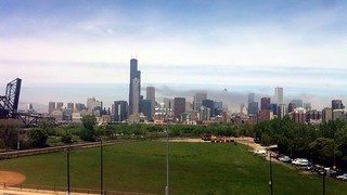 Skyline - Fog rolling into Chicago