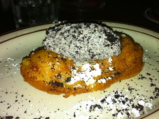 Fried twinkie with whipped Oreos on top... Totally necessary.