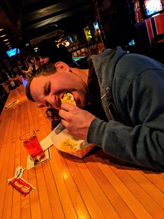 Chuck McGrane - Chuck gettin down on a taco