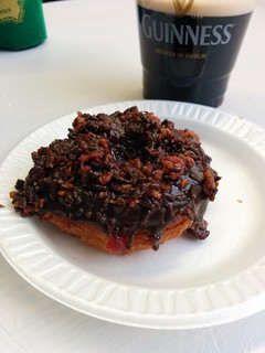 Chocolate and bacon dipped kronut from zombie burger. I could only eat half.