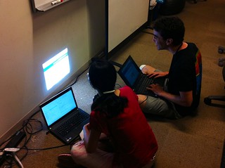 Winnie Lam - Lior giving a presentation to Winnie... or something.