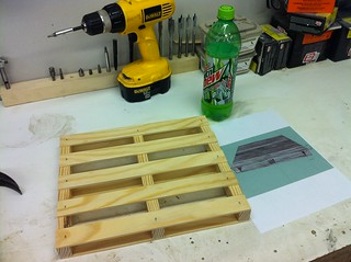 Building - 1/4 scale pallet