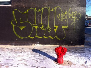 Art - This "shut up" graffiti is popping up all over my neighborhood.