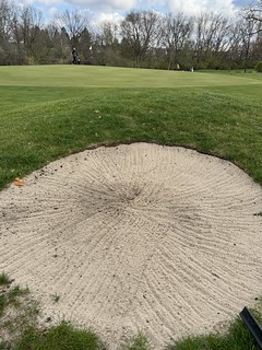 Willow Creek - Sand trap looks like a butt hole